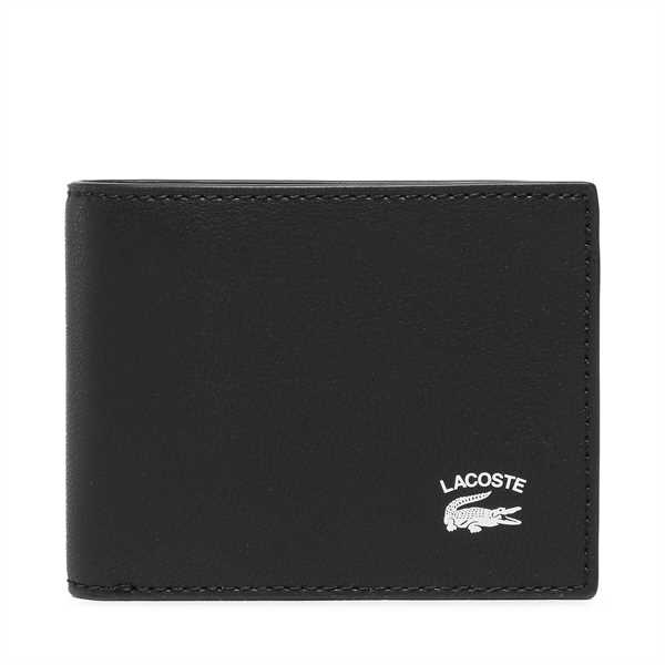 Veľká pánska peňaženka Lacoste S Billfold NH4014PN Čierna