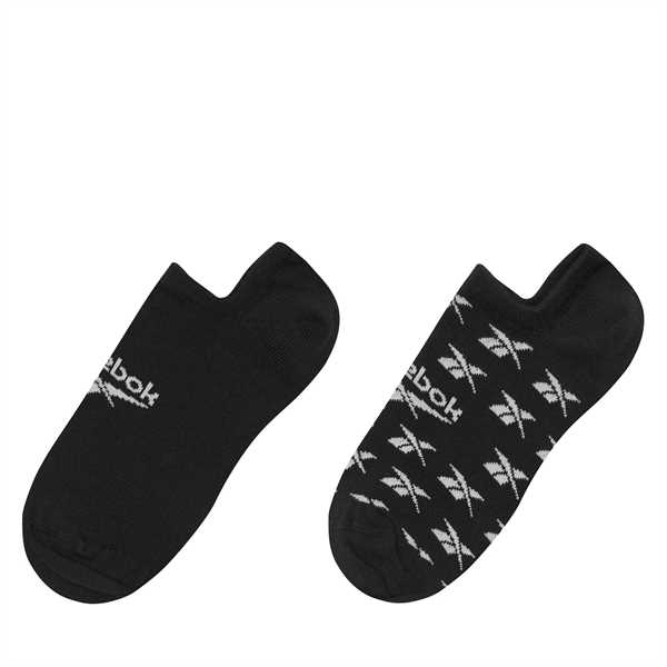 Súprava 3 párov kotníkových ponožiek unisex Reebok CL FO Invisible Sock GG6679 Čierna