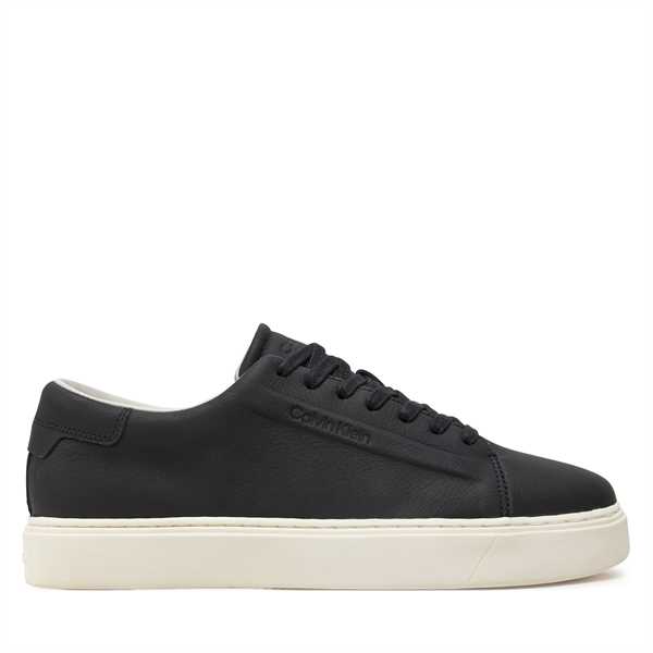 Sneakersy Calvin Klein Low Top Lace Up Lth HM0HM01516 Čierna