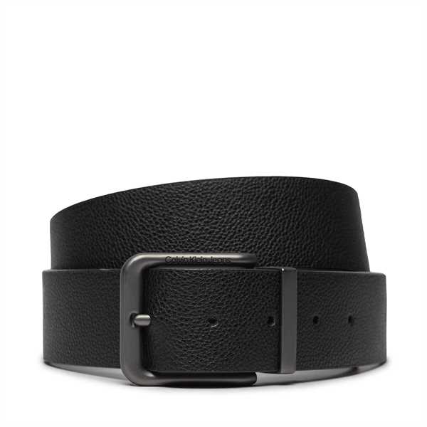 Pánsky opasok Calvin Klein Jeans Classic R Lthr Belt Rev/Adj 40Mm K50K511419 Čierna