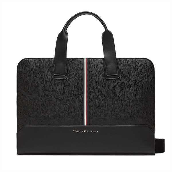 Taška na laptop Tommy Hilfiger Th Central Slim Computer Bag AM0AM11781 Čierna