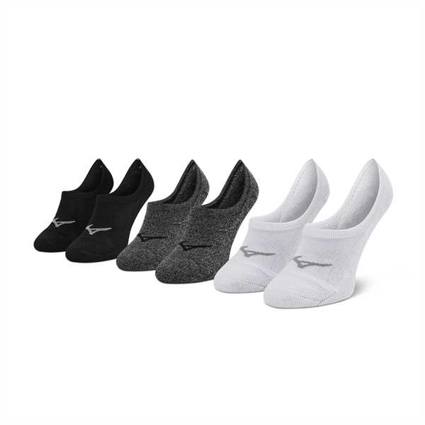 Súprava 3 párov krátkych pánskych ponožiek Mizuno Super Short Socks 3P J2GX005577 Farebná