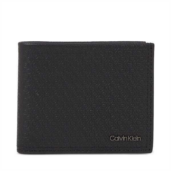 Pánska peňaženka Calvin Klein Minimalism Bifold 6Cc W/Bill K50K510894 Čierna