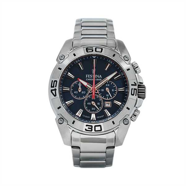 Hodinky Festina Chrono Bike '21 20543/4 Strieborná