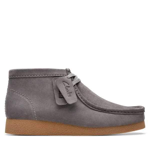 Šnurovacia obuv Clarks Wallabee Evo Bt 26174938 Sivá