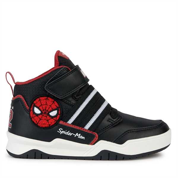 Sneakersy Geox SPIDER-MAN J Perth Boy J367RD 05411 C0048 S Čierna