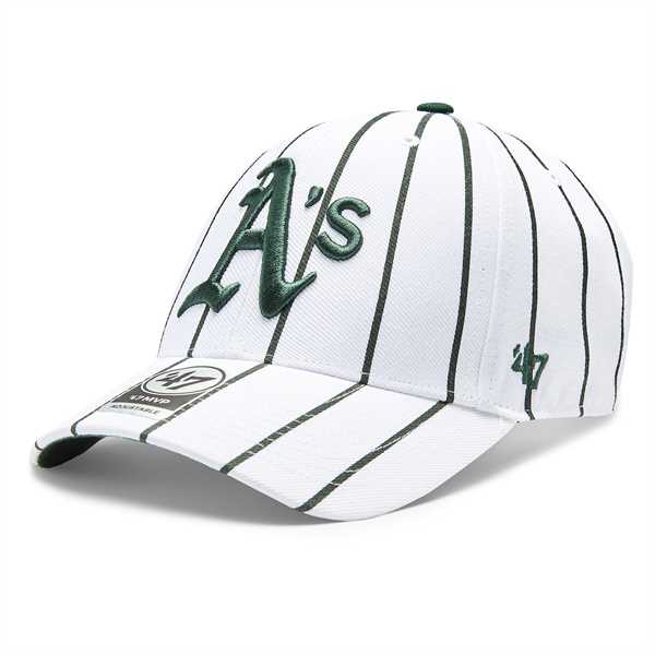 Šiltovka 47 Brand MLB Oakland Athletics Bird Cage 47 MVP B-BDCG18WBV-WH Biela