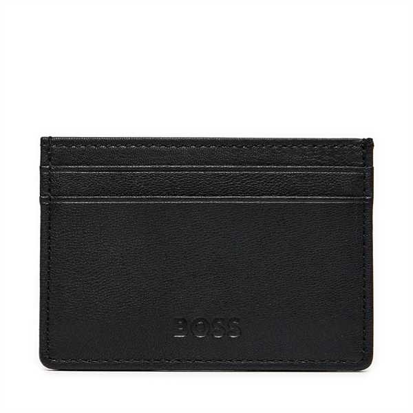 Puzdro na kreditné karty Boss Crew Card Holder 50492439 Čierna