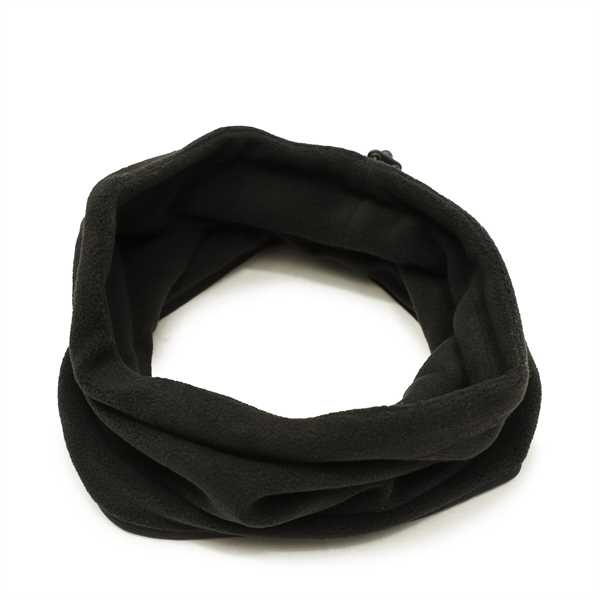 Komínový šál Rains Fleece Tube Scarf T1 16160 Čierna