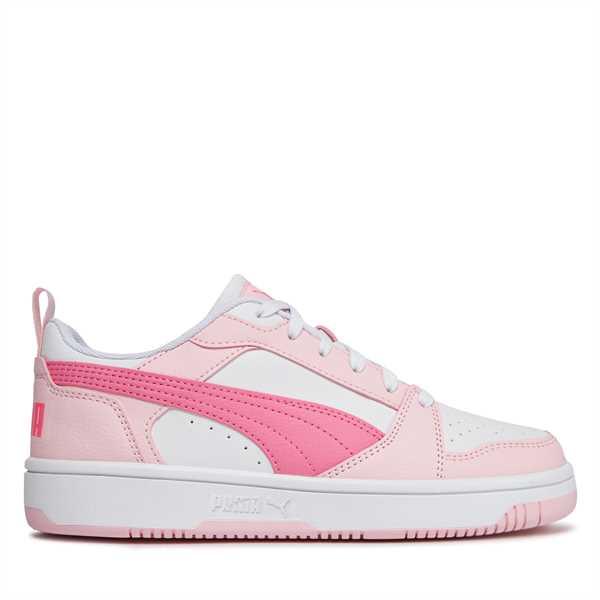 Sneakersy Puma Puma Rebound V6 Lo Jr 393833 08 Biela