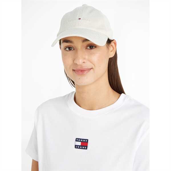 Šiltovka Tommy Jeans Im Tju Sport Corduroy Cap AU0AU01807 Écru