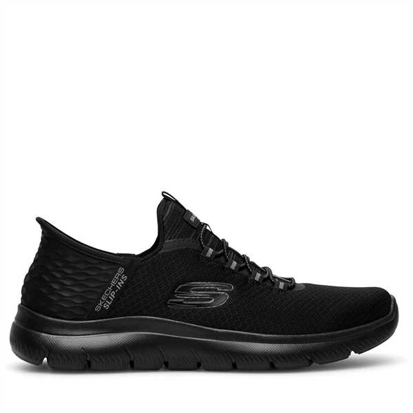 Sneakersy Skechers SUMMITS SLIP INS 232457 BBK Čierna