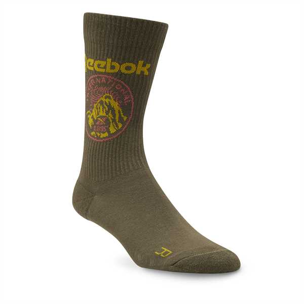 Ponožky Vysoké Unisex Reebok Classics Camping Socks HD9946 Zelená