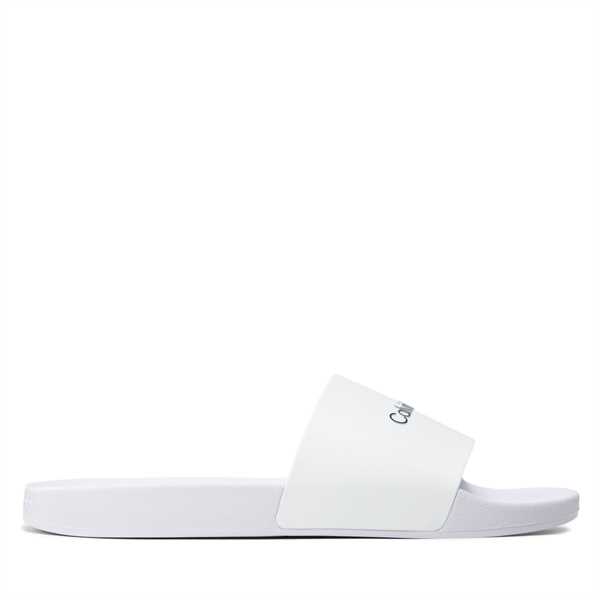 Šľapky Calvin Klein Jeans Pool Slide HM0HM00455 Biela