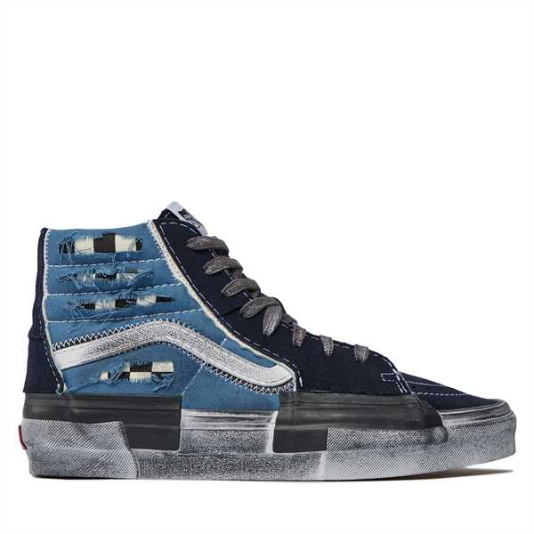 Sneakersy Vans Sk8-Hi Reconstruct VN0005UKNGJ1 Tmavomodrá