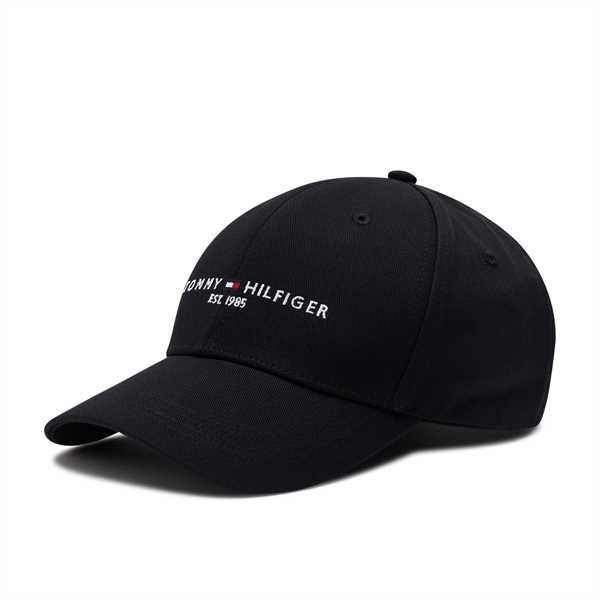 Šiltovka Tommy Hilfiger Th Established Cap AM0AM07352 Čierna