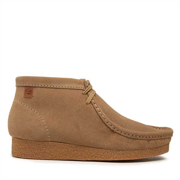 Šnurovacia obuv Clarks Shacre Boot 26159438 Béžová