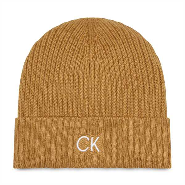 Čiapka Calvin Klein Classic Cotton K50K509680KCU Béžová