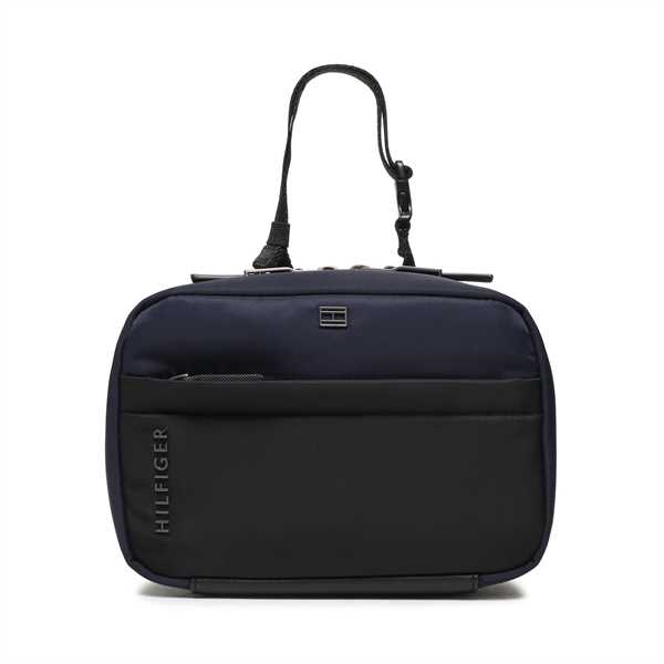 Kozmetická taštička Tommy Hilfiger Th City Commuter Washbag AM0AM10624 Tmavomodrá