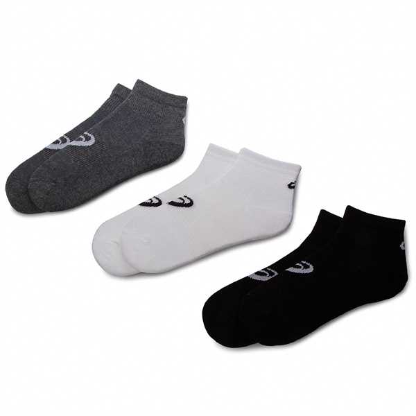 Súprava 3 párov kotníkových ponožiek unisex Asics 3PPK Quarter Sock 155205 Sivá