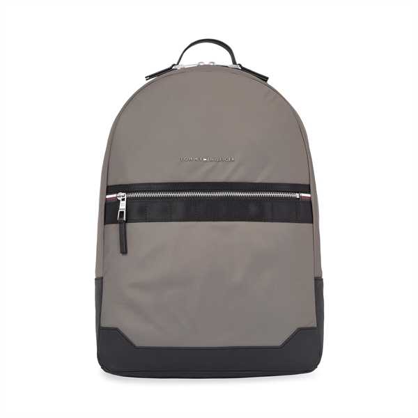 Ruksak Tommy Hilfiger Th Elevated Nylon Backpack AM0AM11573 Sivá