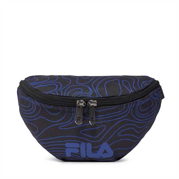 Ľadvinka Fila Belmont Back To School Map Aop Small Street Waist Bag FBT0002.83294 Čierna