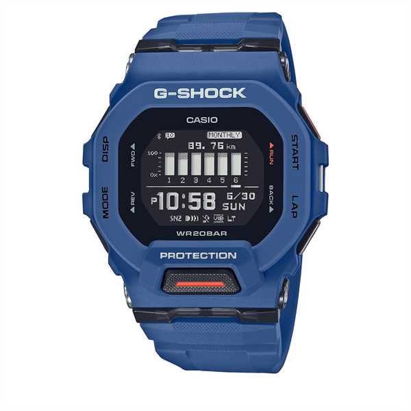 Hodinky G-Shock GBD-200-2ER Tmavomodrá