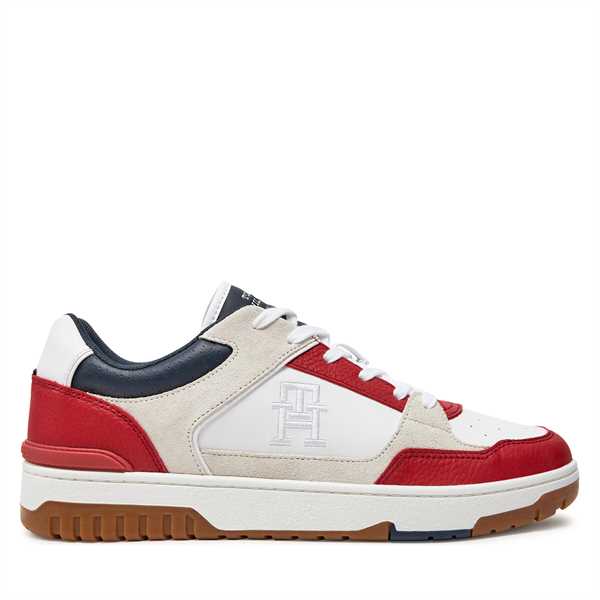 Sneakersy Tommy Hilfiger Th Basket Street Block FM0FM05117 Farebná