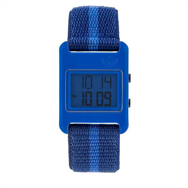 Hodinky adidas Originals Retro Pop Digital Watch AOST23070 Modrá