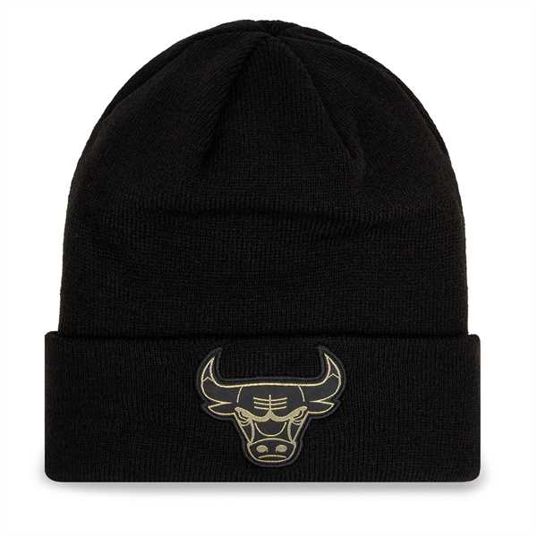 Čiapka New Era Badge Beanie Bulls 60364359 Čierna