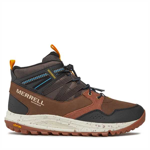 Trekingová obuv Merrell Nova Sneaker Boot Bungee Mid Wp J067111 Hnedá