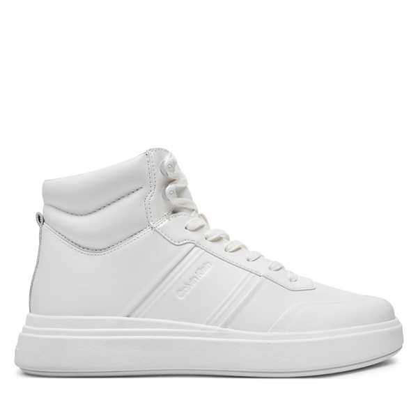 Sneakersy Calvin Klein High Top Lace Up Hf HM0HM01552 Biela