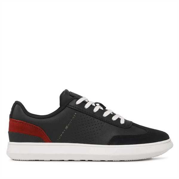 Sneakersy Tommy Hilfiger Corporate Seasonal Cup Leather FM0FM04491 Tmavomodrá