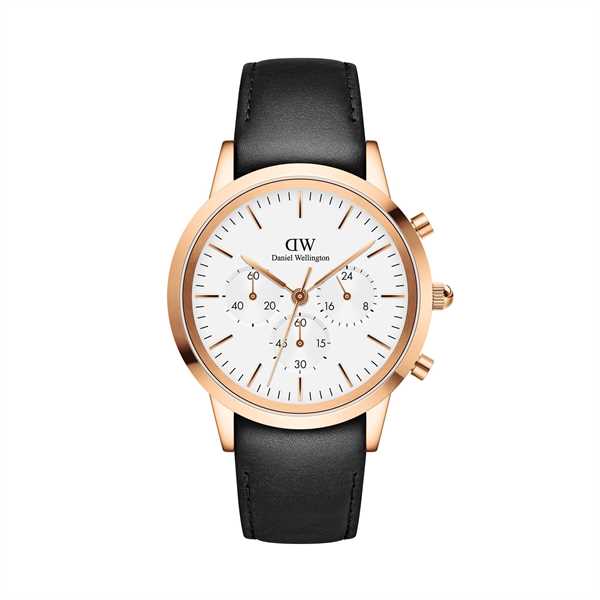 Hodinky Daniel Wellington Iconic Chronograph DW00100646 Čierna