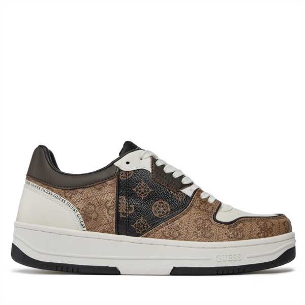 Sneakersy Guess Ancona Low FMPANC ELL12 Hnedá