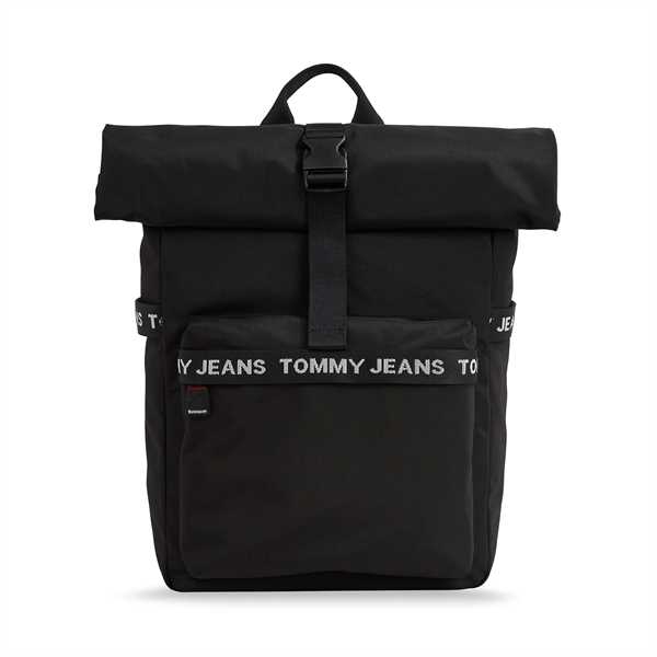 Ruksak Tommy Jeans Essential Rolltop AM0AM11515 Čierna