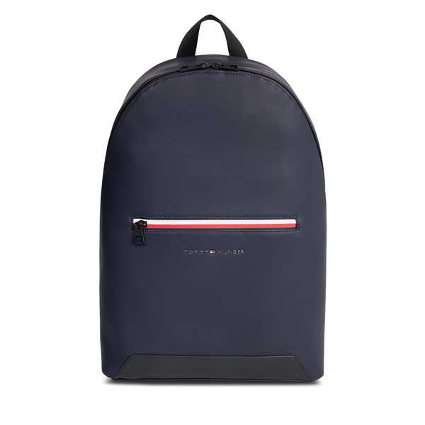 Ruksak Tommy Hilfiger Th Ess Corp Dome Backpack AM0AM12200 Tmavomodrá