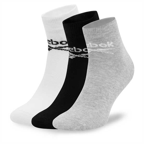 Súprava 3 párov vysokých ponožiek unisex Reebok R0429-SS24 (3-pack) Farebná