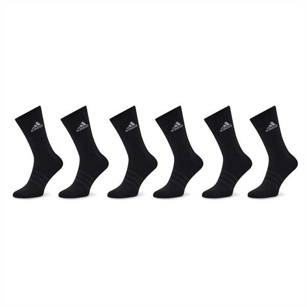 Ponožky Vysoké Unisex adidas Cushioned Sportswear Crew Socks 6 Pairs IC1316 Čierna