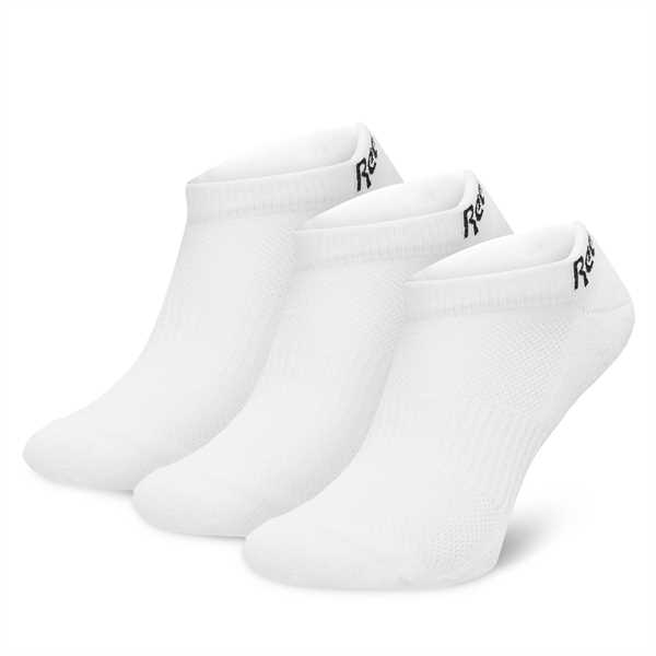 Súprava 3 párov kotníkových ponožiek unisex Reebok R0356-SS24 (3-pack) Biela