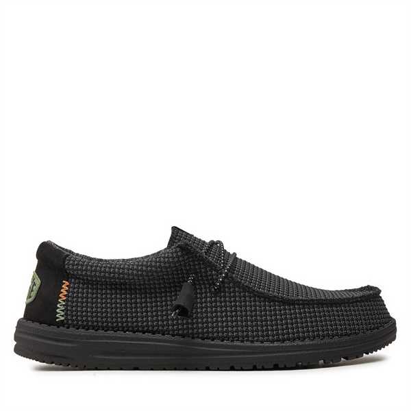 Poltopánky Hey Dude Wally Sport Mesh 40403-060 Čierna