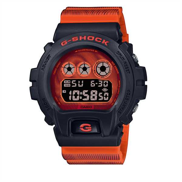 Hodinky G-Shock DW-6900TD-4ER Oranžová