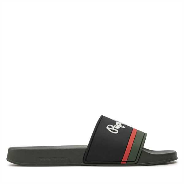 Šľapky Pepe Jeans Slider Portobello M PMS70123 Kaki