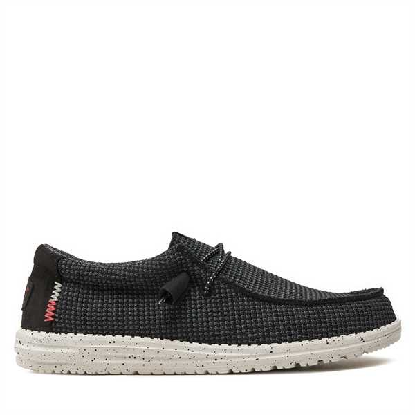 Poltopánky Hey Dude Wally Sport Mesh 40403-066 Čierna