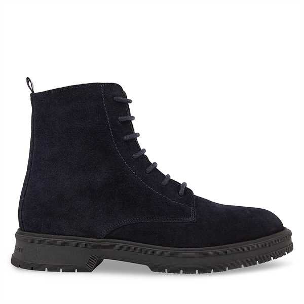 Čižmy Tommy Hilfiger Hilfiger Core Suede Boot FM0FM04674 Modrá