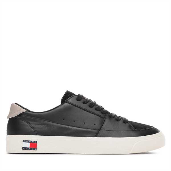 Sneakersy Tommy Jeans Vulcanized Ess EM0EM01106 Čierna