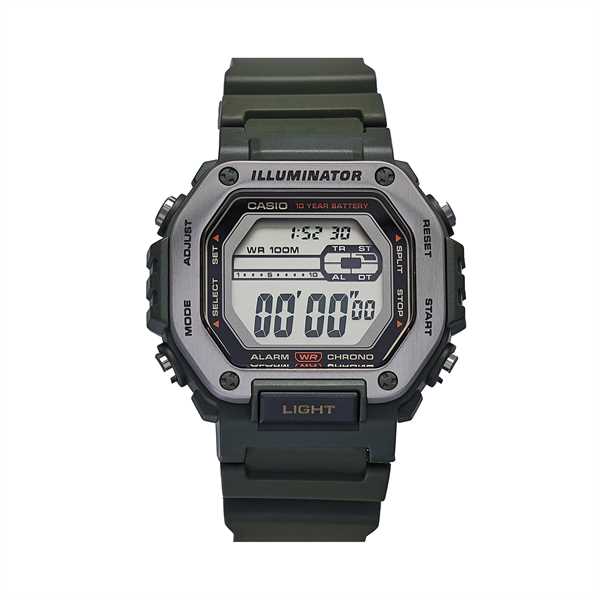 Hodinky Casio Digital MWD-110H-3AVEF Zelená