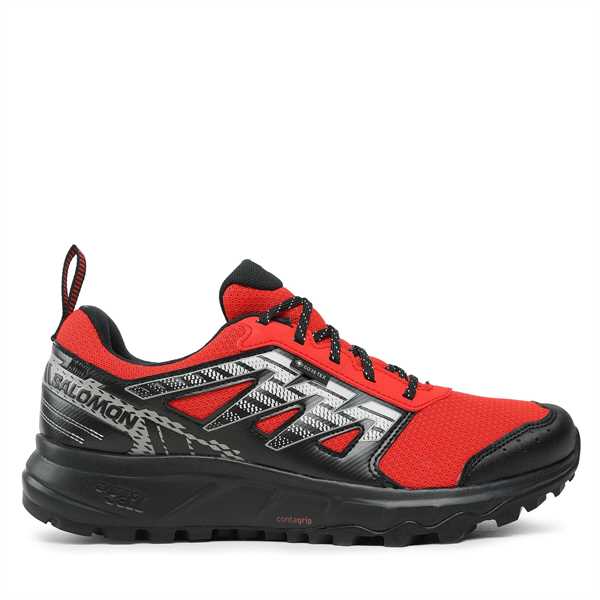 Trekingová obuv Salomon Wander GORE-TEX L47148600 Červená