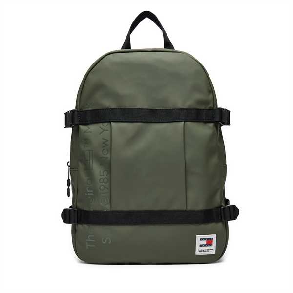 Ruksak Tommy Jeans Tjm Daily + Dome Backpack AM0AM12406 Kaki