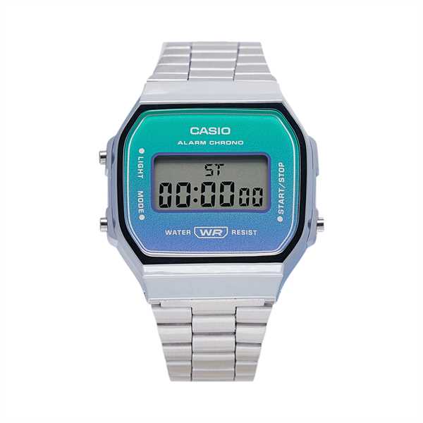 Hodinky Casio Vintage A168WER-2AEF Strieborná